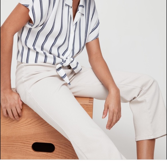 Aritzia Crop Flared Lizzie Pants 
